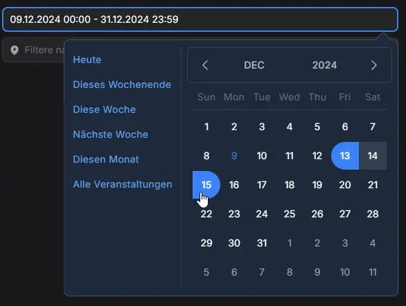 Datumsfilter