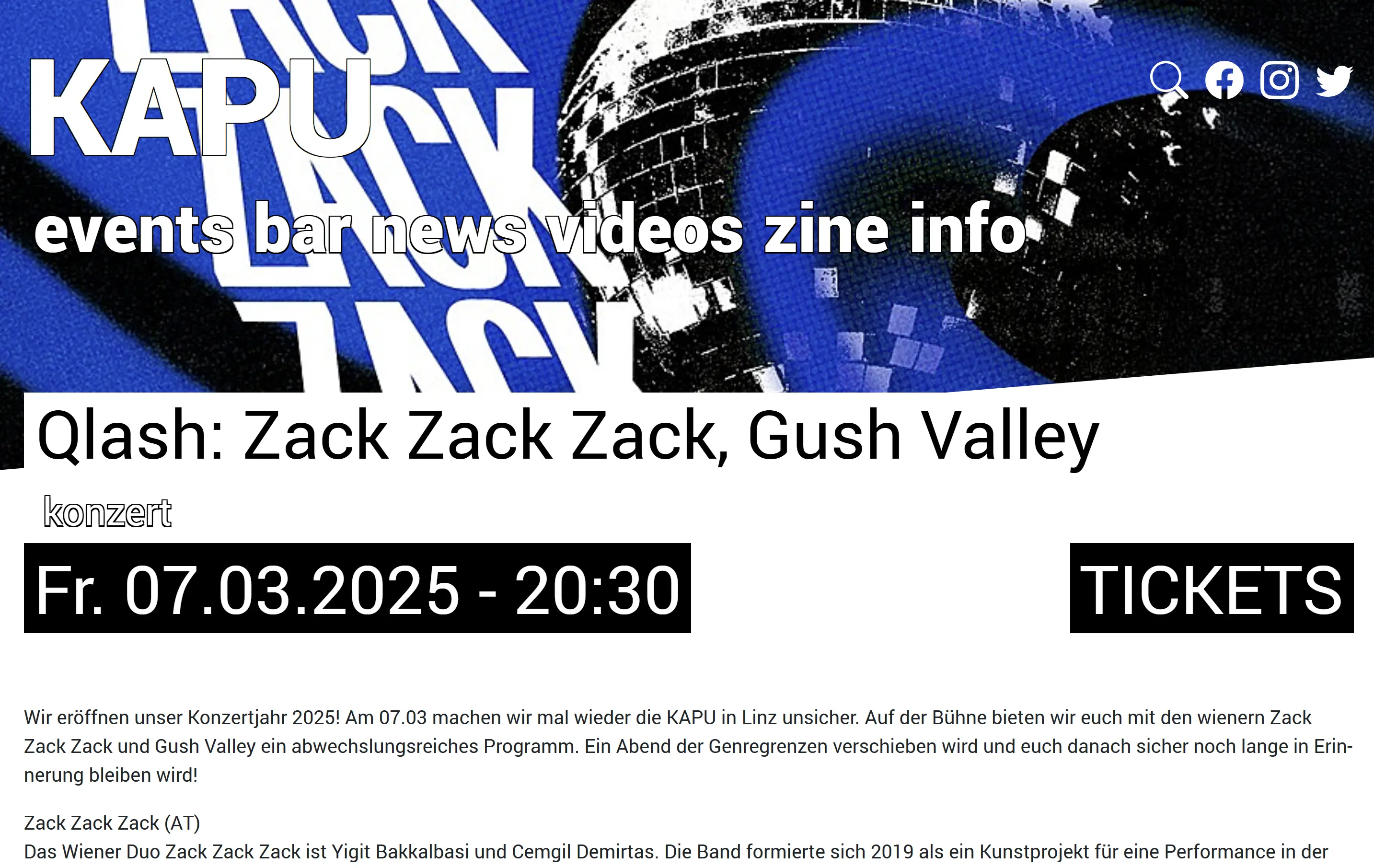 Detailseite KAPU Event